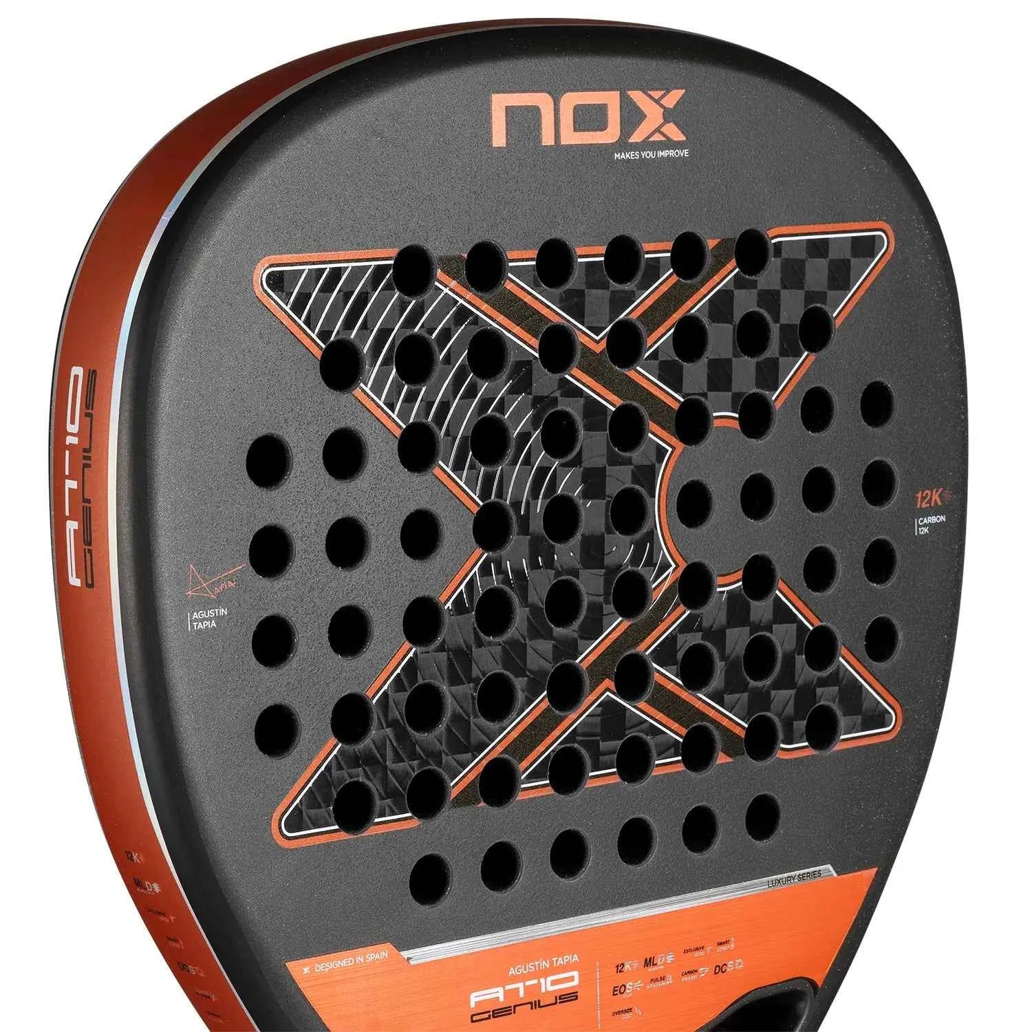 NOX AT10 GENIUS ATTACK 12K BY AGUSTIN TAPIA 2025 - Holland Padel