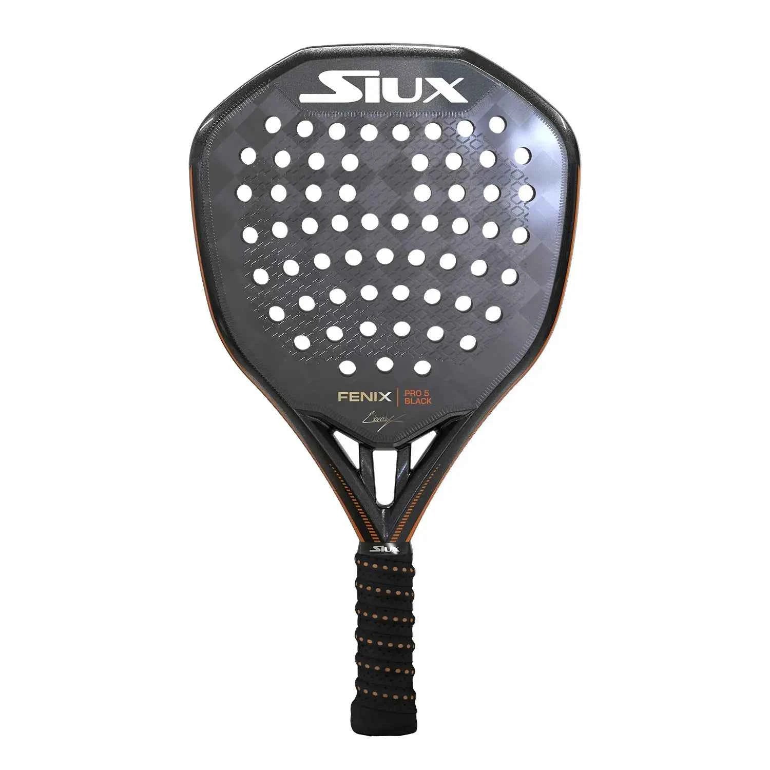 SIUX FENIX PRO 5 BLACK Leo Augsburger - Holland Padel