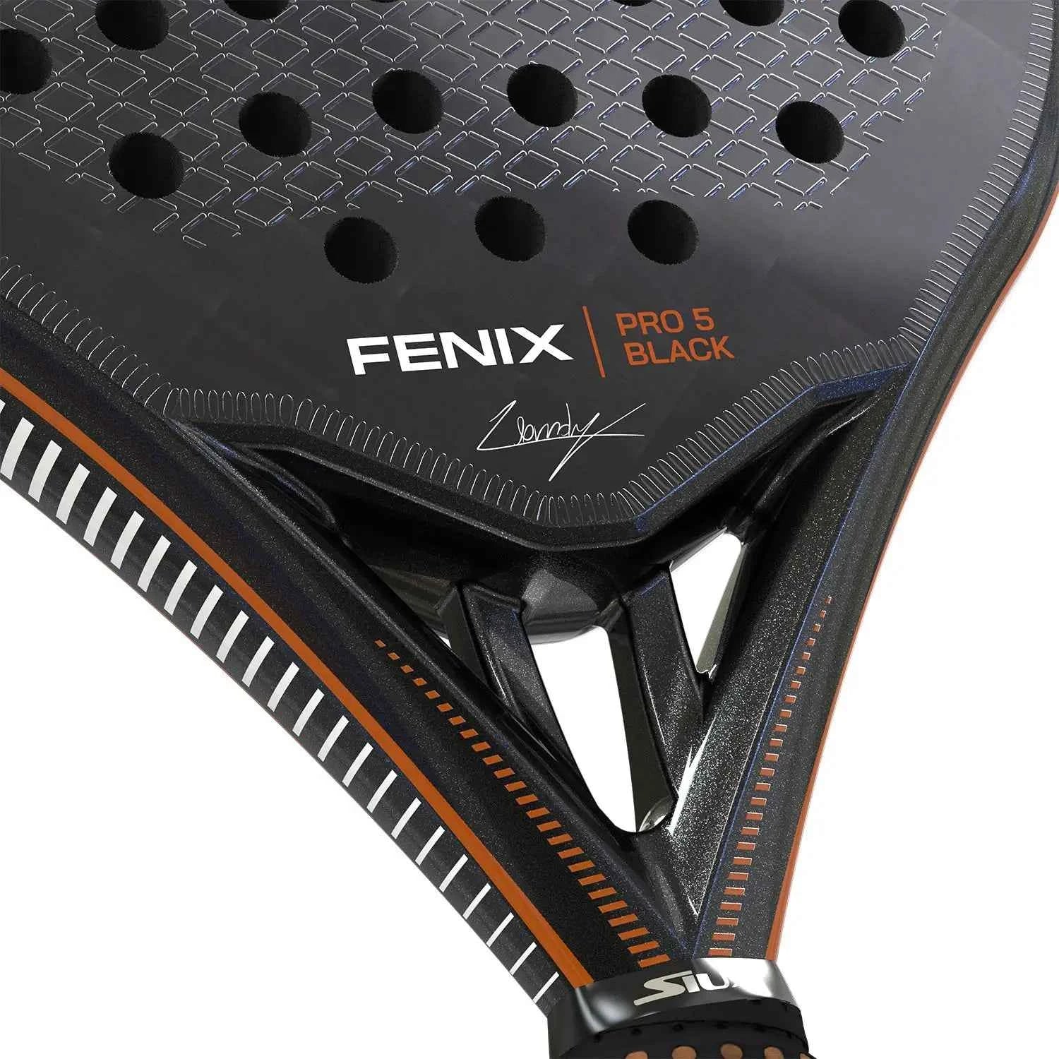 SIUX FENIX PRO 5 BLACK Leo Augsburger - Holland Padel