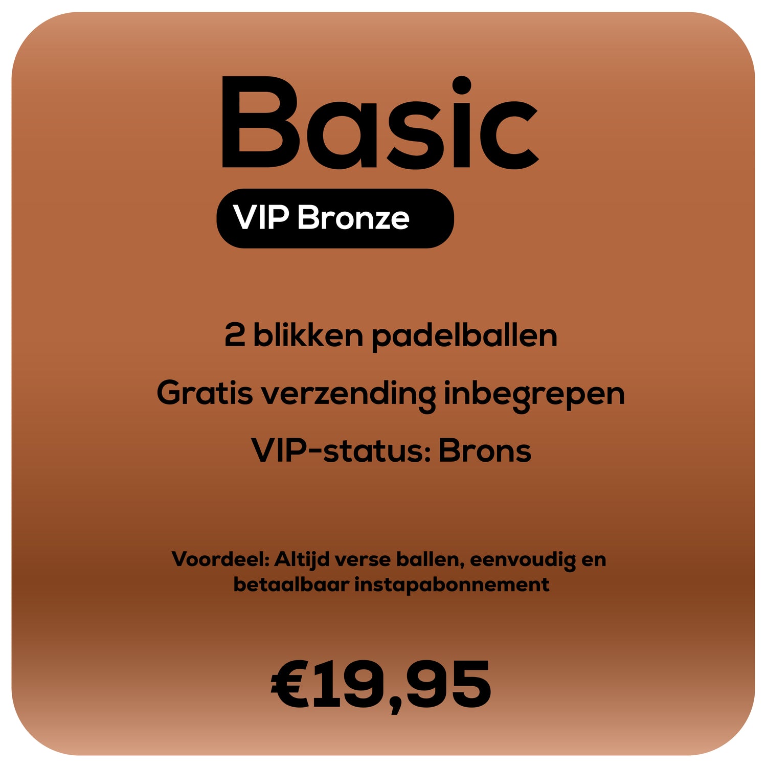 Padel Ballen Abonnement - Maandelijks Geleverd