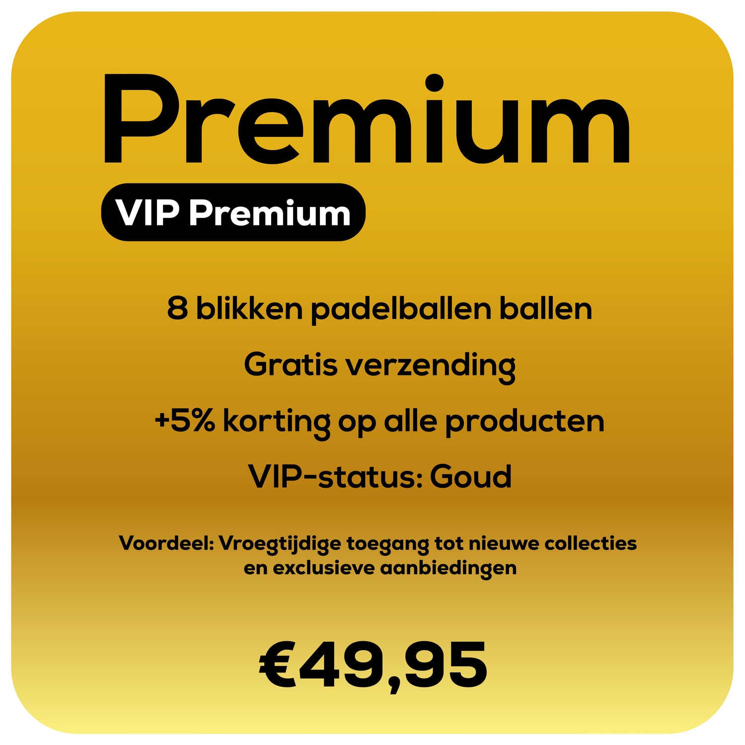 Padel Ballen Abonnement - Maandelijks Geleverd